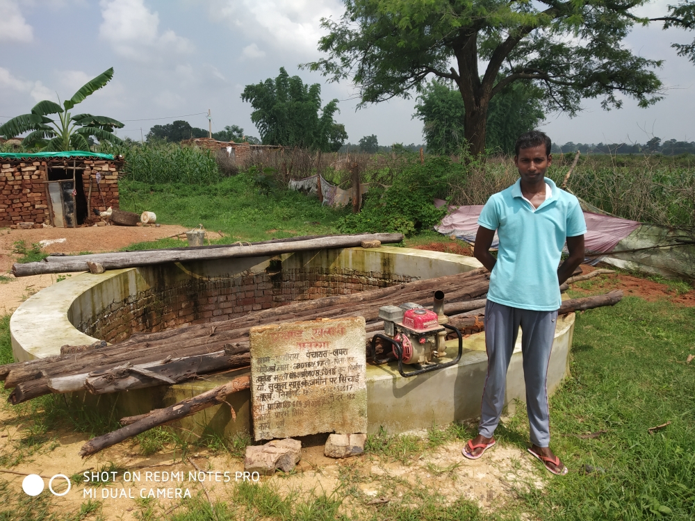 pumpset at sukul sahu's well