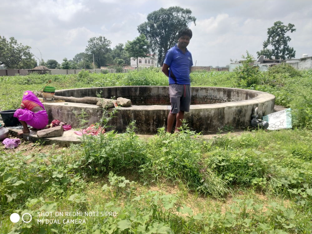pump set at budhan bhagat well