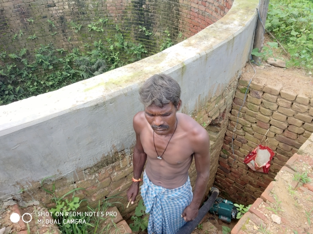 pump set at kaleshar oraon