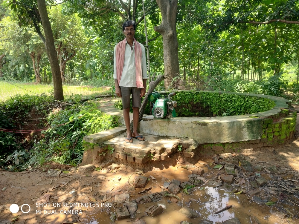 pump set at Baleshwar tana bhagat well